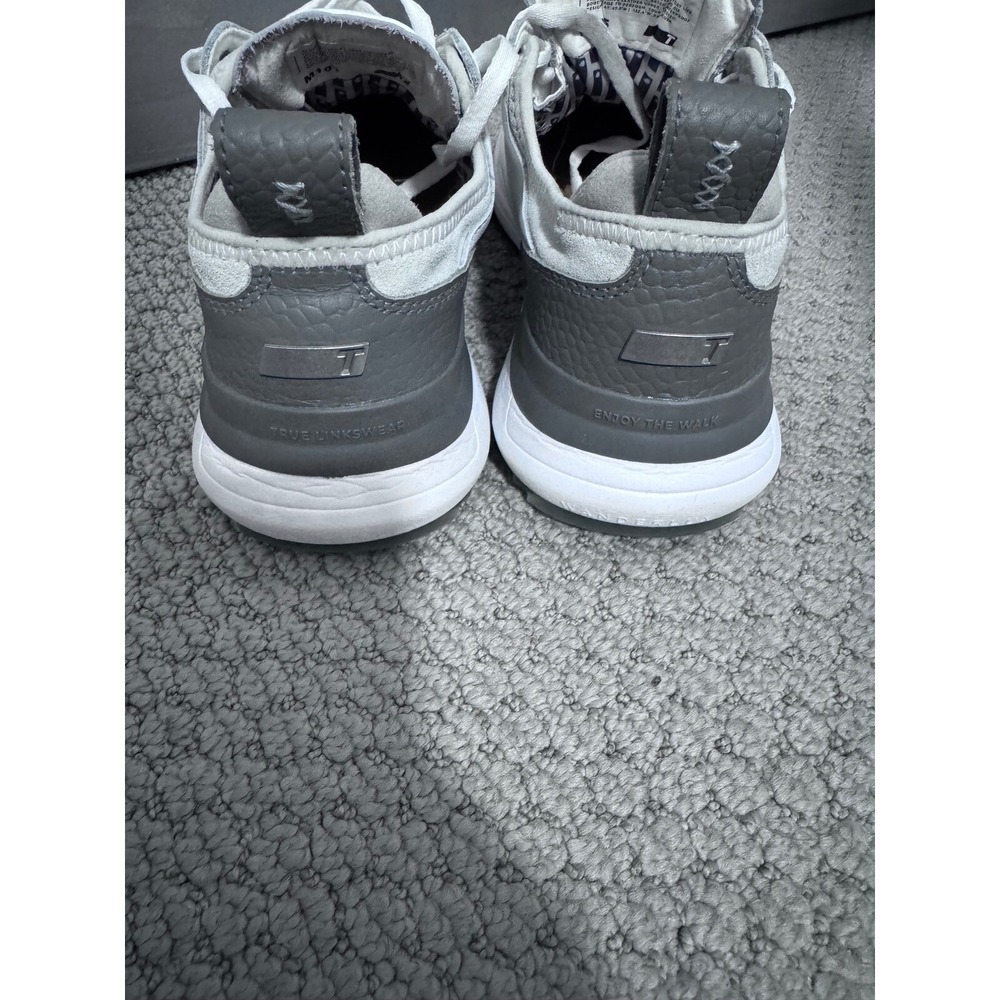 TRUE Linkswear TRUE LUX Tour Golf Sneaker Size‎ Men's 10.5 Staple White Gray - Picture 7 of 10